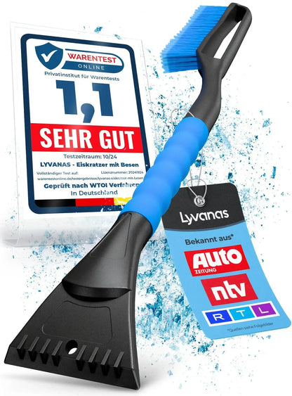 Eiskratzer mit Besen – hochwertiges Auto-Zubehör für sicheres Schneeräumen